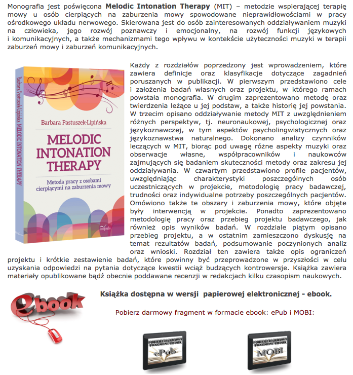 Metoda pracy z osobami cierpiącymi na zaburzenia mowy